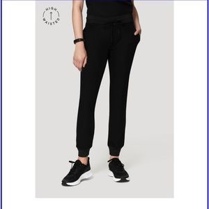 Mandala high waisted scrub joggers